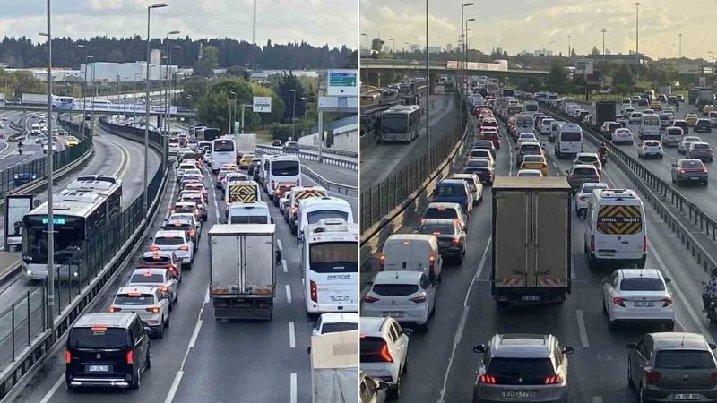 İstanbul'da Trafik Yoğunluğu Okulların İkinci Gününde Arttı