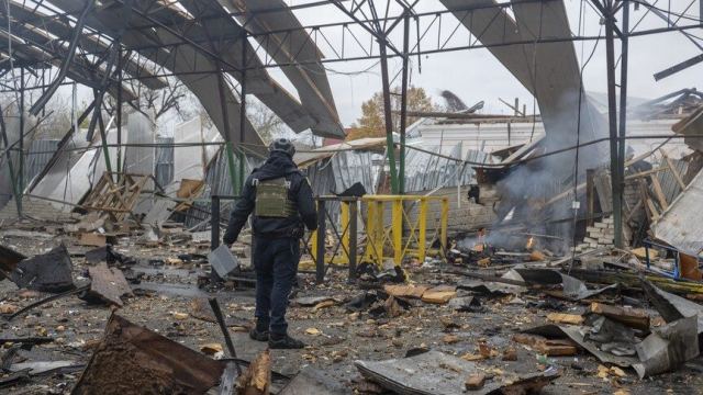 Rusya, Ukrayna'daki Altyapı Hedeflerine İHA'larla Saldırdı