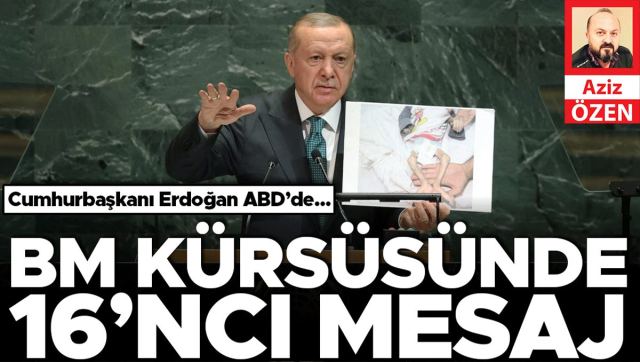 Cumhurbaşkanı Erdoğan BM Genel Kurulu için New York'ta