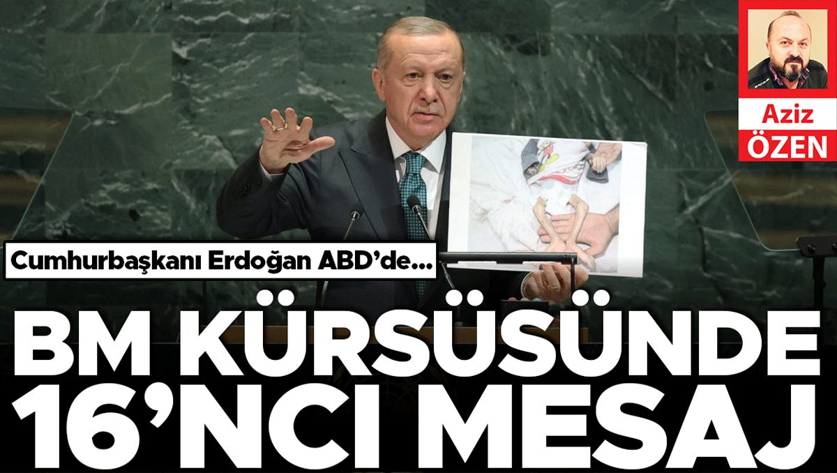 Cumhurbaşkanı Erdoğan BM Genel Kurulu için New York'ta
