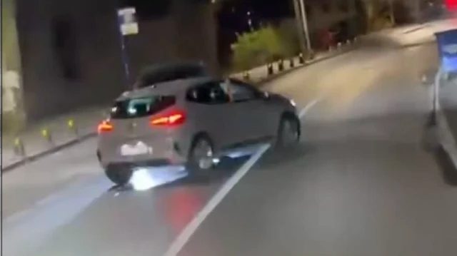 İstanbul'da Trafik Magandası Ters Şeride Girdi