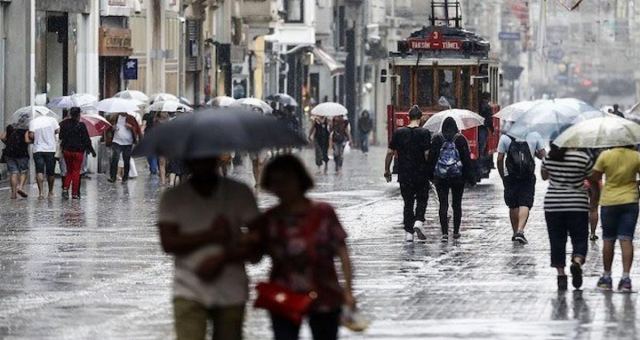 İstanbul'da 8 Gün Sürecek Yağışlı Hava Bekleniyor