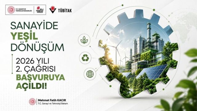 TÜBİTAK Sanayide Yeşil Dönüşüm Programı'nda başvurular başladı