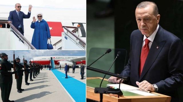 Cumhurbaşkanı Erdoğan, BM Genel Kurulu için ABD'ye gitti