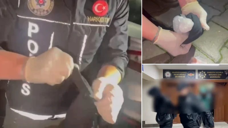 Sakarya'da 1 ton bonzai üretimi için durdurulan araçta 6 gözaltı