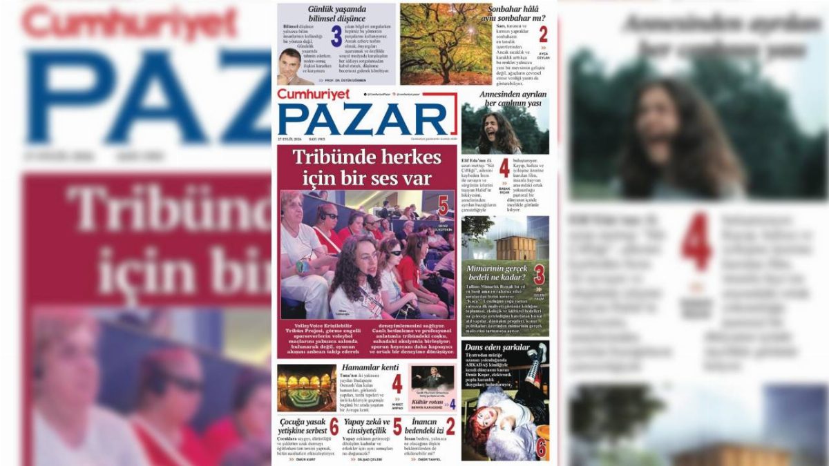 Cumhuriyet Pazar 1903. sayısıyla okurlarıyla buluştu