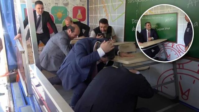 Yenişehir'de deprem tatbikatı sonrası gerçek deprem yaşandı