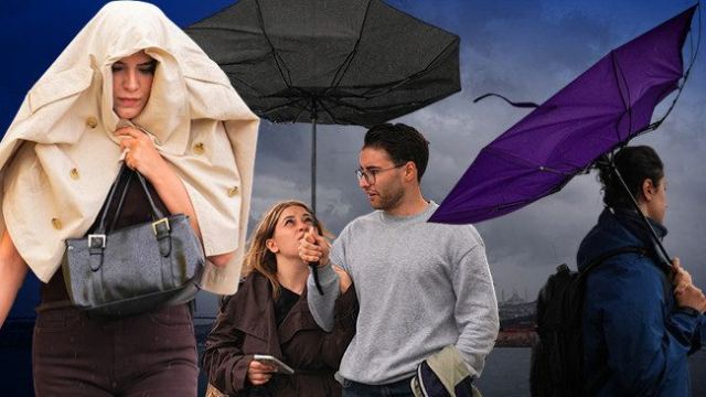 İstanbul'da Kuvvetli Yağış ve Fırtına Uyarısı Yapıldı