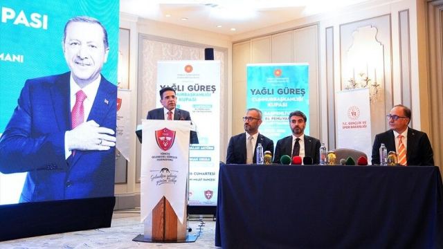 Yağlı Güreş Cumhurbaşkanlığı Kupası basın toplantısı yapıldı