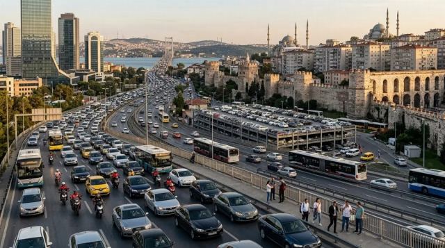 İstanbul trafiği yılda 288 saatlik zaman kaybına neden oluyor