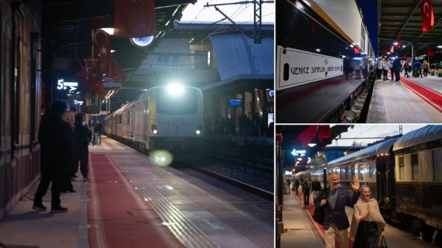 Venice Simplon Orient Express İstanbul'a ulaştı