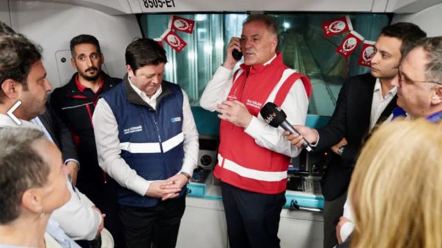 Ümraniye-Ataşehir-Göztepe Metro Hattı test sürüşü gerçekleştirildi