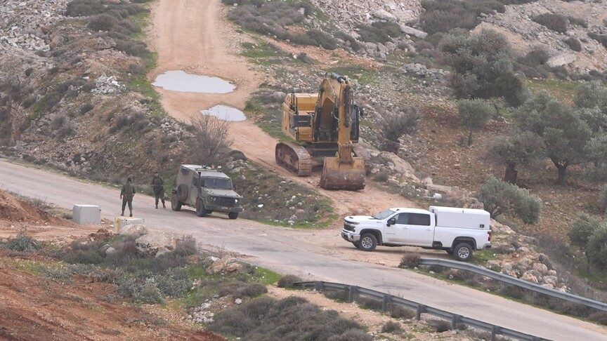 İsrail, Batı Şeria'da Filistinlilere Ait 533 Dönüm Araziyi Hedef Alıyor