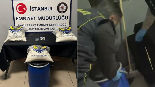 Bağcılar'da uyuşturucu operasyonu: 22 kilo ham madde ele geçirildi