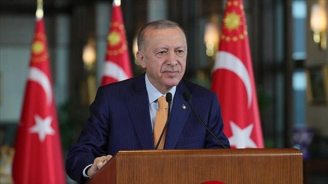 Cumhurbaşkanı Erdoğan, Azerbaycan'ın Anım Günü'nde gazileri andı