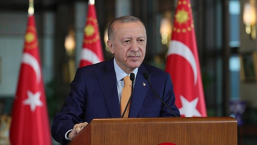 Cumhurbaşkanı Erdoğan, Azerbaycan'ın Anım Günü'nde gazileri andı