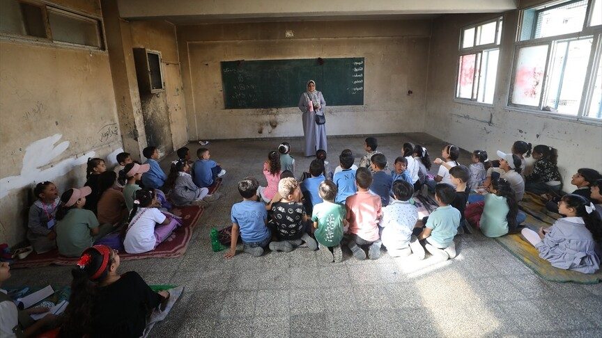 Gazze'de Eğitim Yeniden Başladı, Savaşın İzleri Devam Ediyor