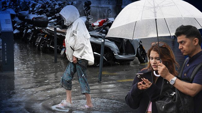 İstanbul'da Meteoroloji'den sağanak yağış uyarısı yapıldı