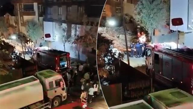 Küçükçekmece'de yıkım sırasında bina çöktü, 2 yaralı
