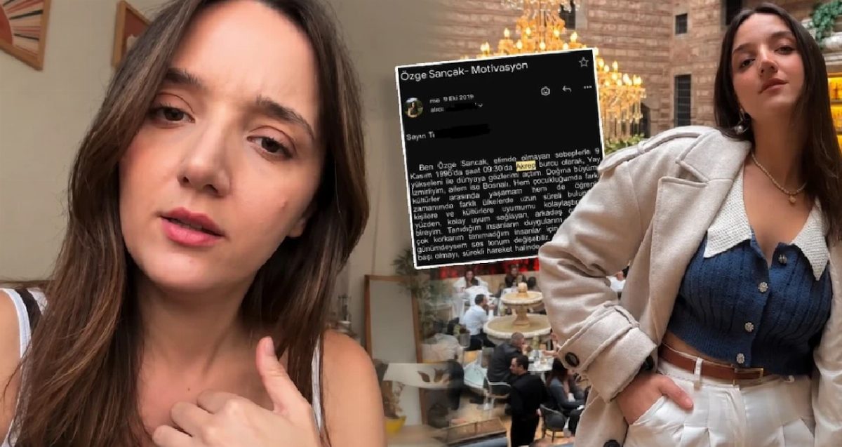 Özge Sancak, Burcu Nedeniyle İşe Alınmadı