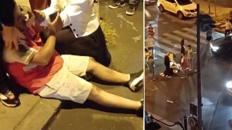 Esenyurt'ta otomobil ile motosiklet çarpıştı, iki kişi yaralandı