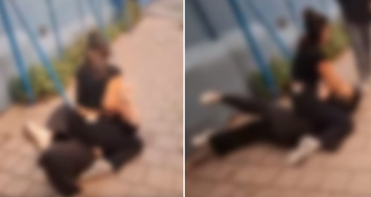 Fatih'te okul önünde liseli öğrenciler arasında kavga yaşandı