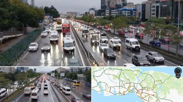 İstanbul'da trafik yoğunluğu yüzde 71'e ulaştı