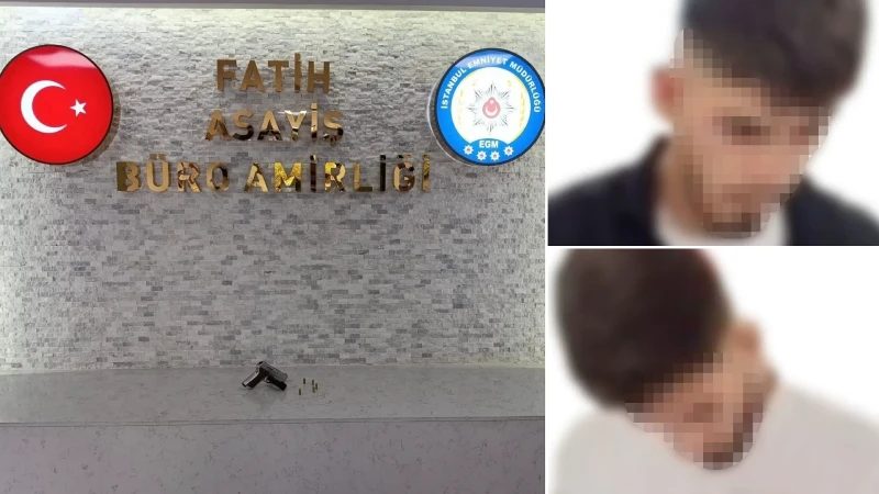 Fatih'te bekçiler, motosikletli şüphelileri durdurdu ve tutukladı