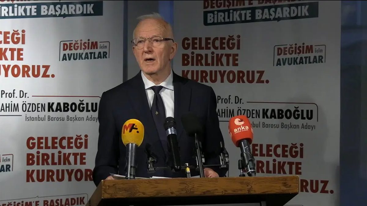 İbrahim Kaboğlu İstanbul Barosu Başkanlığına yeniden aday oldu