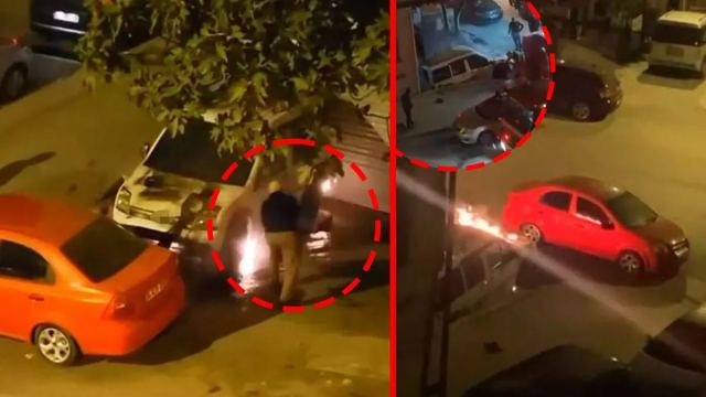 Esenyurt'ta Oto Galeriyi Kundaklayan Şahıslar Kaçtı