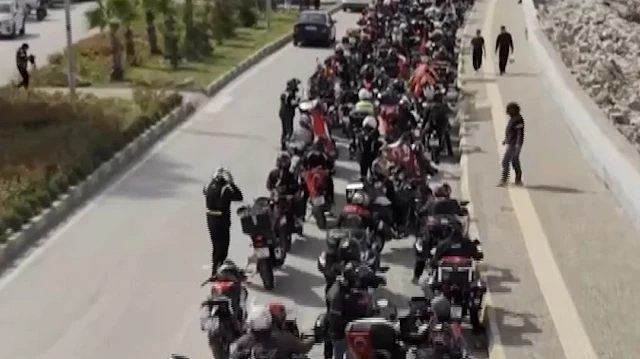 Motosiklet Tutkunları İnebolu'dan Anıtkabir'e 340 Kilometre Sürüyor