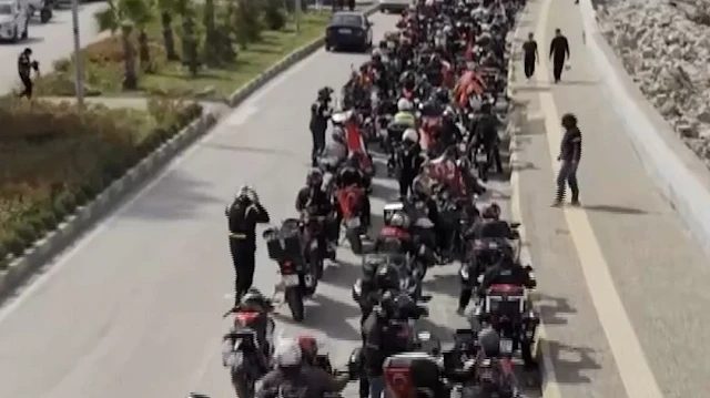 Motosiklet Tutkunları İnebolu'dan Anıtkabir'e 340 Kilometre Sürüyor