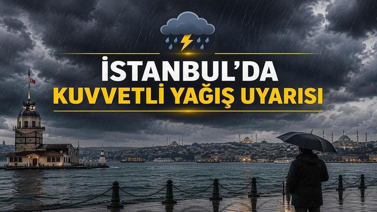 İstanbul'da Yağmur Bekleniyor, 5 Günlük Hava Durumu Açıklandı