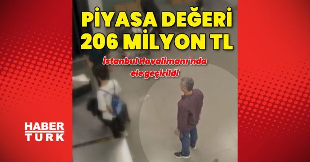 İstanbul Havalimanı'nda 51,5 kilo kokain ele geçirildi