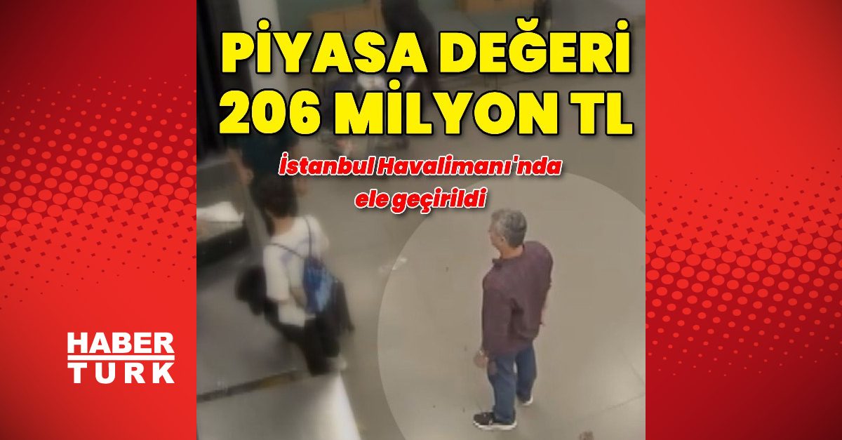 İstanbul Havalimanı'nda 51,5 kilo kokain ele geçirildi