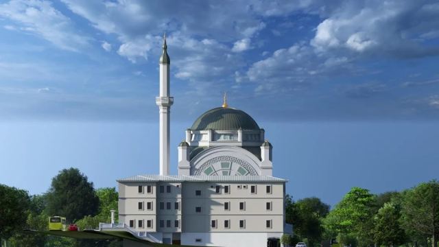 Nurtepe Merkez Camii’nin temeli dualarla atıldı