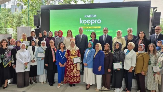 KADEM, Anadolu'daki 8 kadın kooperatifine 1.2 milyon TL destek sağladı
