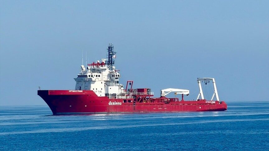 Optimus Prime Gemisi, KKTC'de Kayıp Yolcular İçin Çalışmalara Başladı