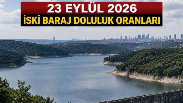 İSKİ Baraj Doluluk Oranı 23 Eylül 2026 Açıklandı