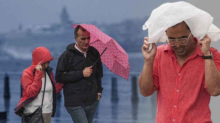 İstanbul'da Sağanak Yağış Başlıyor, Meteoroloji Uyardı