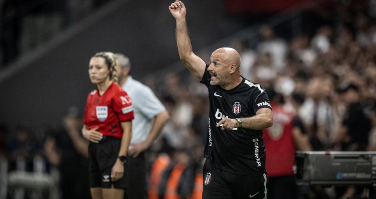 Beşiktaş Teknik Direktörü Vincenzo Italiano taraftara teşekkür etti