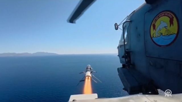 MSB, L-UMTAS GM mühimmat atışlarına ait görüntüleri paylaştı