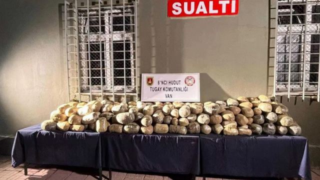 MSB: Van hudut hattında 412 kilo uyuşturucu ele geçirildi