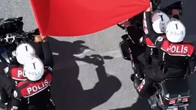 İstanbul'da Motosikletli Polis Eğitimi Tamamlandı