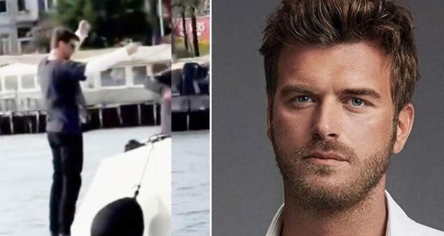 Kıvanç Tatlıtuğ Boğaz'da balık tuttu