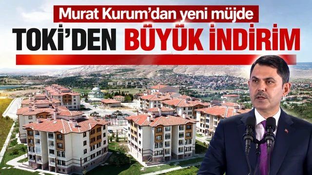 Murat Kurum Zeytinburnu'nda TOKİ borçlularına indirim müjdesi verdi
