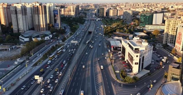 İstanbul'da trafik yoğunluğu %38 olarak ölçüldü