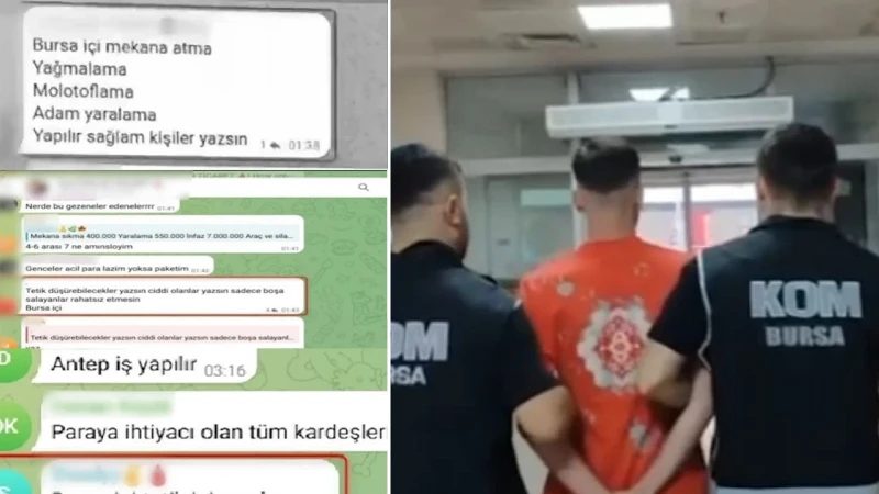 Bursa'da Suç Örgütlerine Operasyon: 19 Şüpheli Gözaltında