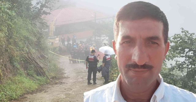 Trabzon Ortahisar'da heyelan sonucu bir işçi hayatını kaybetti