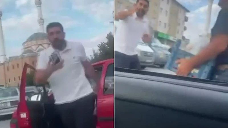 Ankara'da sürücünün önünü kesen Z.K. tutuklandı